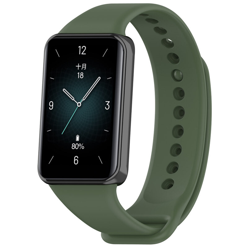 Bratara Honor Band 9 Techsuit, verde inchis, W014