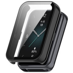 [Pachet 360°] Husa + folie Honor Band 9 Techsuit Defense, negru