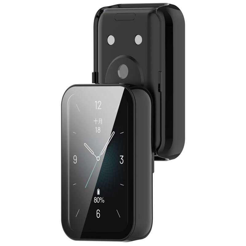 [Pachet 360°] Husa + folie Honor Band 9 Techsuit Defense, negru