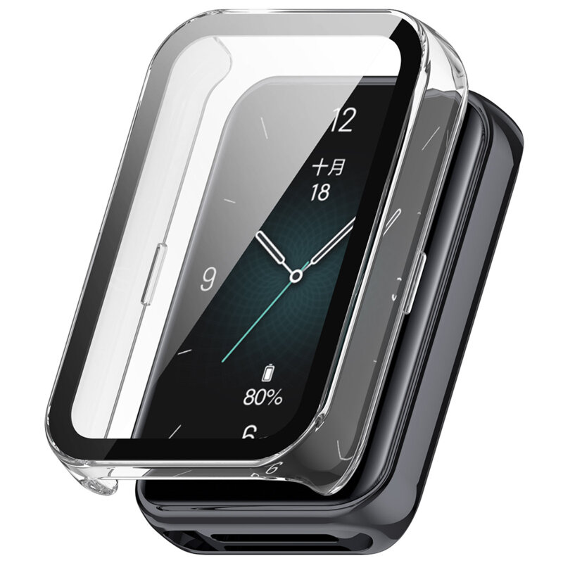 [Pachet 360°] Husa + folie Honor Band 9 Techsuit Defense, transparenta