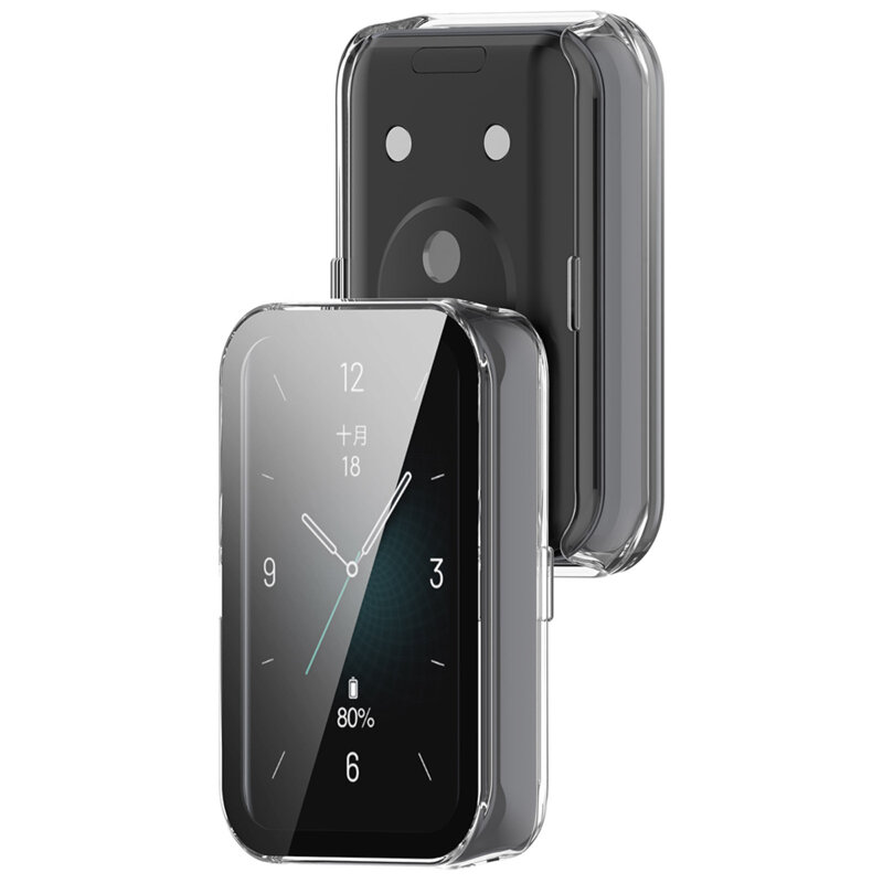 [Pachet 360°] Husa + folie Honor Band 9 Techsuit Defense, transparenta