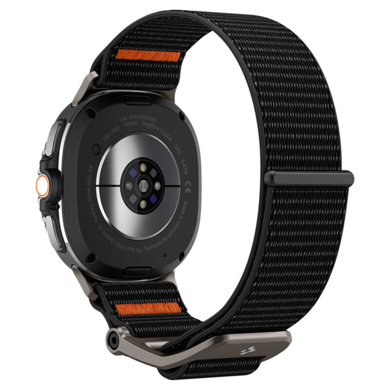 Curea Samsung Galaxy Watch8 40mm Spigen DuraPro Flex, negru