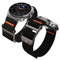 Curea Samsung Galaxy Watch8 Classic Spigen DuraPro Flex, negru