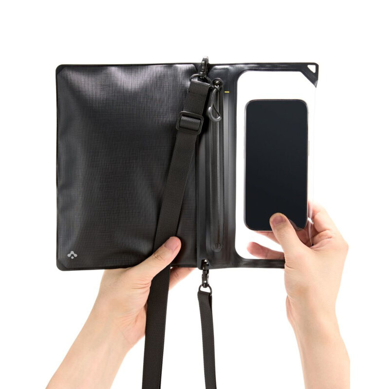 Geanta impermeabila, borseta waterproof Spigen A640, negru