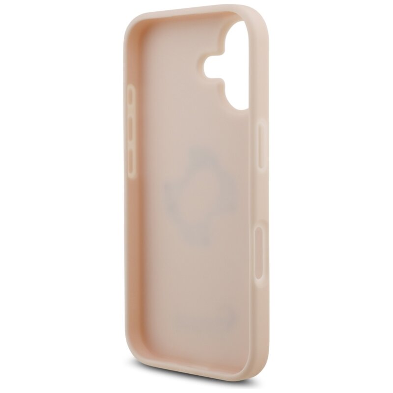 Husa originala Guess iPhone 17 Hardcase 4G Grained Big and Classic Logo, roz, GUHCP17SPGT4MBP