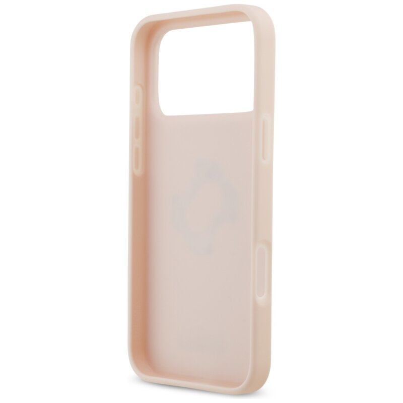 Husa originala Guess iPhone 17 Pro Max Hardcase 4G Grained Big and Classic Logo, roz, GUHCP17XPGT4MBP