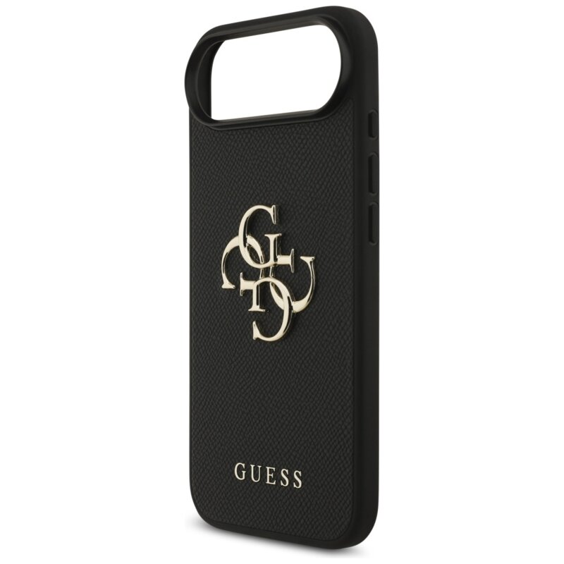 Husa originala Guess iPhone 17 Air Hardcase 4G Grained Big and Classic Logo, negru, GUHCP17MPGT4MBK
