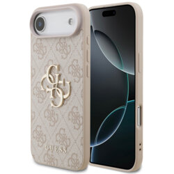 Husa originala Guess iPhone 17 Air Hardcase 4G Big Logo, roz, GUHCP17M4GMGPI