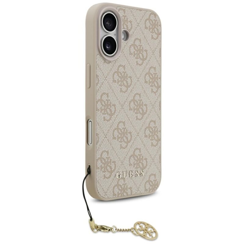 Husa originala Guess iPhone 17 Hardcase 4G Charm Cradle MagSafe, roz, GUHMP17SGF4GCP