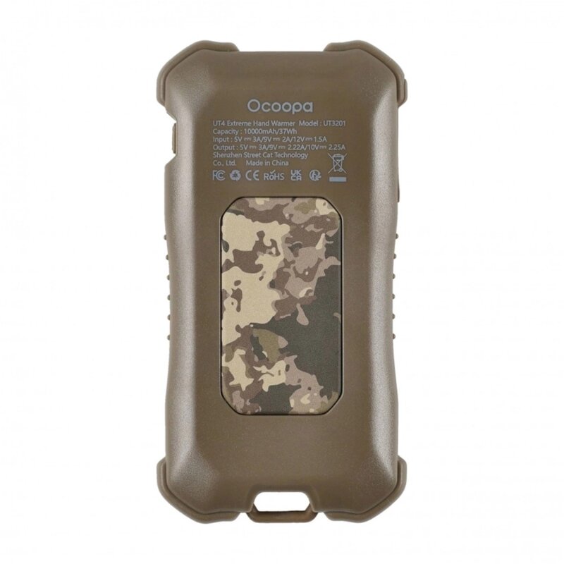 Incalzitor de maini cu lanterna Ocoopa, 10000mAh, UT3201-MC-GN