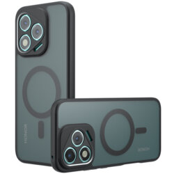 Husa Motorola Moto G06 Techsuit PureFrost MagSafe, negru frost