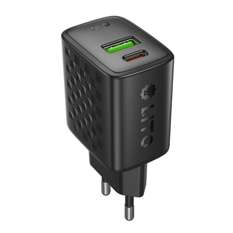 Incarcator priza Type-C, USB, 30W Lito, negru, LC19