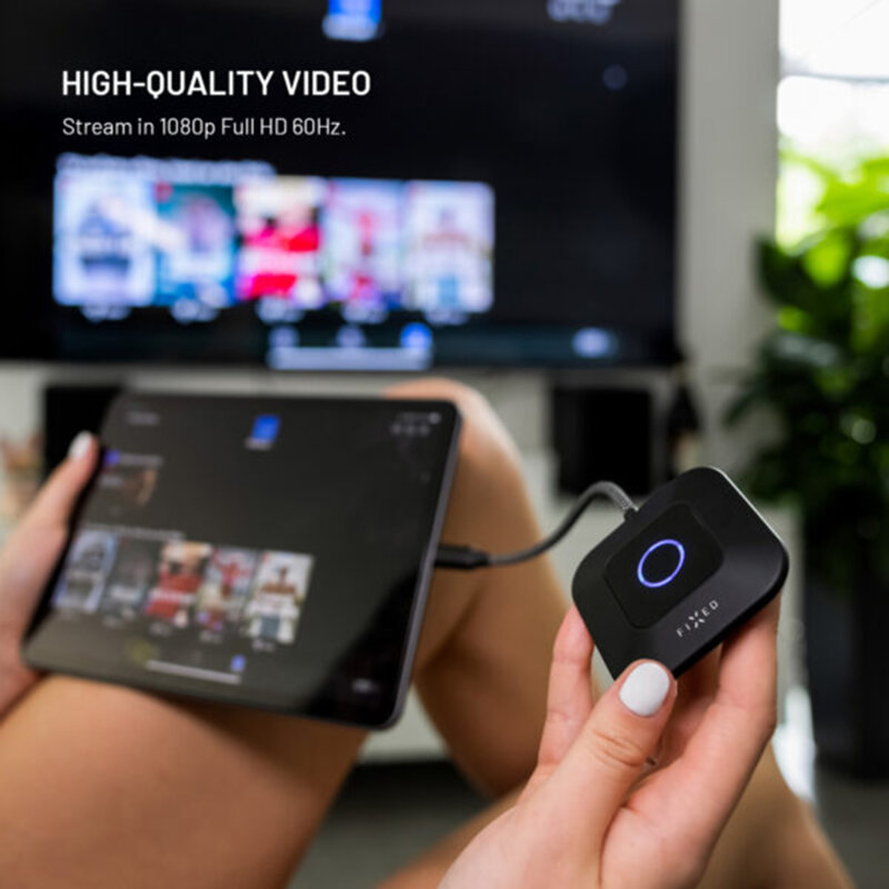 Adaptor HDMI wireless Full HD, Fixed AirLink FIXA-AL-BK, negru