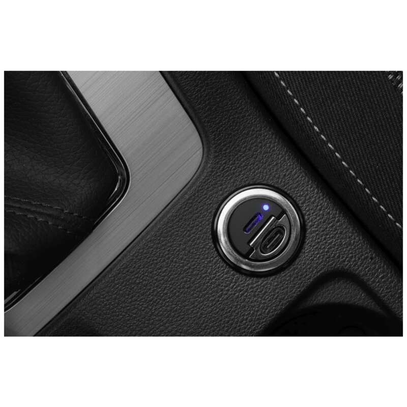 Incarcator auto bricheta 24V Fixed, 2x USB-C, 30W, FIXCC30M-CC-BK