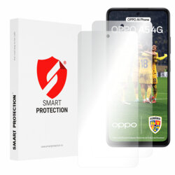[Pachet 2x] Folie regenerabila premium Oppo A5 4G Smart Protection Classic, transparenta