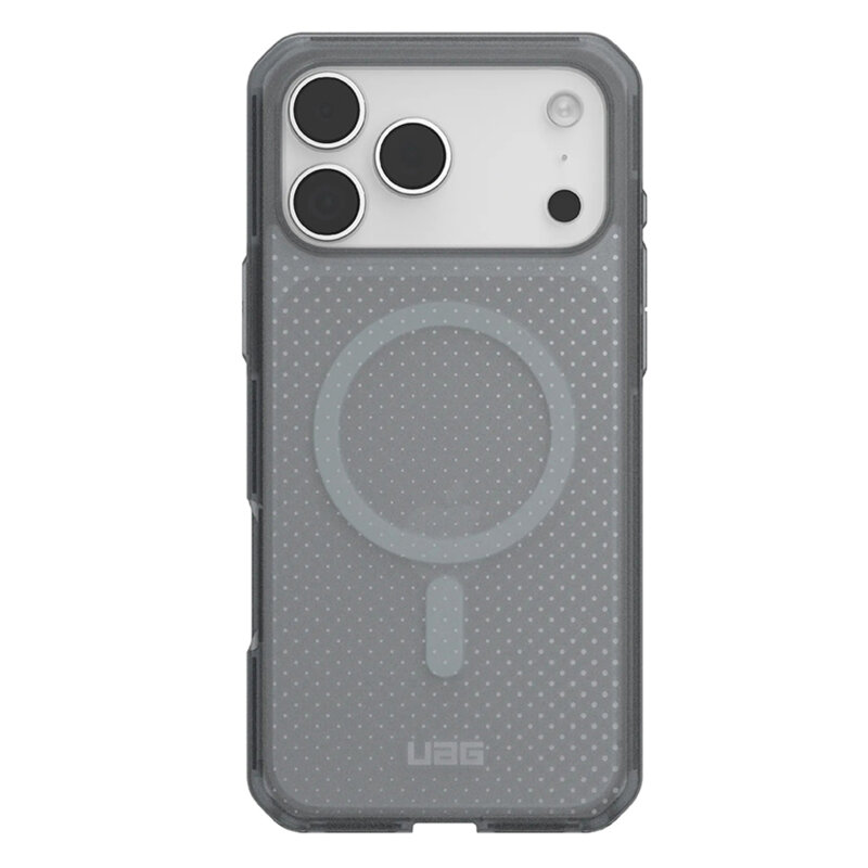 Husa iPhone 17 Pro Max UAG Dot MagSafe, Ash