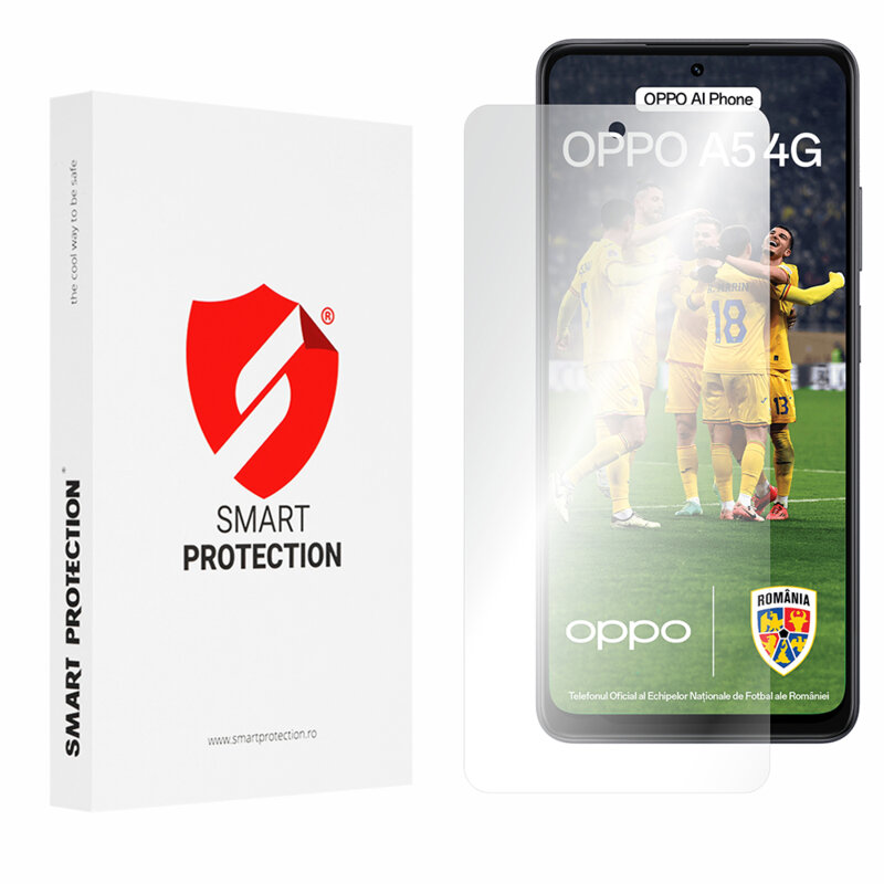 [Pachet 2x] Folie regenerabila premium Oppo A5 4G Smart Protection Classic, transparenta
