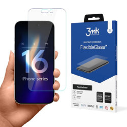 Folie iPhone 16 Pro Max 3mk FlexibleGlass, transparenta