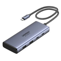 Hub USB-C la 3x Type-C, 2x USB-A, 2x HDMI Ugreen, 45379