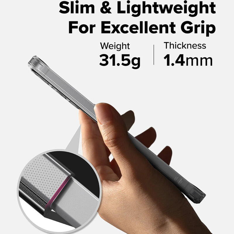 Husa Samsung Galaxy S25 FE Ringke Fusion, transparenta