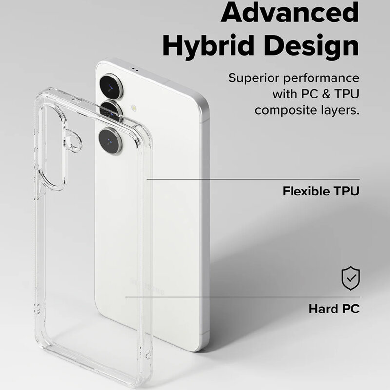 Husa Samsung Galaxy S25 FE Ringke Fusion, transparenta