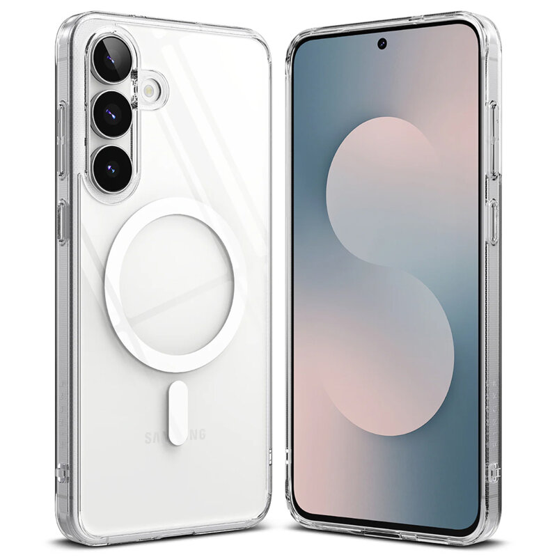 Husa Samsung Galaxy S25 FE Ringke Fusion MagSafe, transparenta