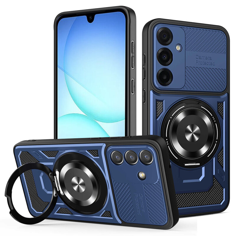 Husa Samsung Galaxy A17 5G Techsuit RuggedCam, albastru