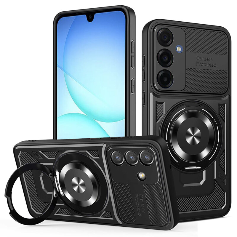 Husa Samsung Galaxy A17 5G Techsuit RuggedCam, negru