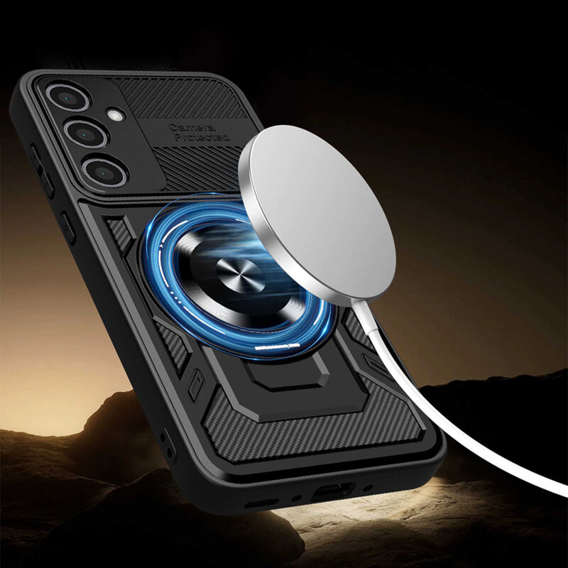 Husa Samsung Galaxy A17 5G Techsuit RuggedCam, negru