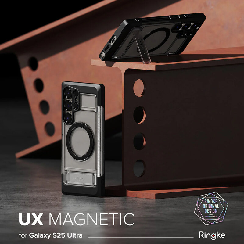Husa Samsung Galaxy S25 Ultra Ringke UX Magnetic, transparenta