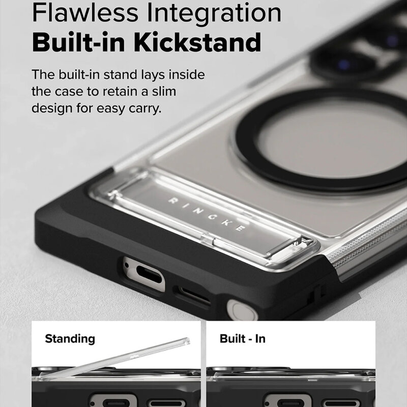 Husa Samsung Galaxy S25 Ultra Ringke UX Magnetic, transparenta