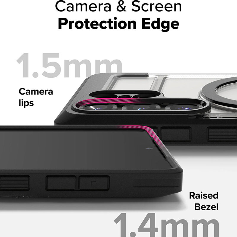 Husa Samsung Galaxy S25 Ultra Ringke UX Magnetic, transparenta