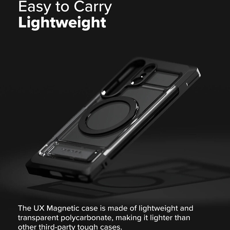 Husa Samsung Galaxy S25 Ultra Ringke UX Magnetic, fumuriu