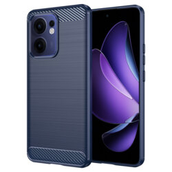 Husa Oppo Reno13 FS 5G Techsuit Carbon Silicone, albastru