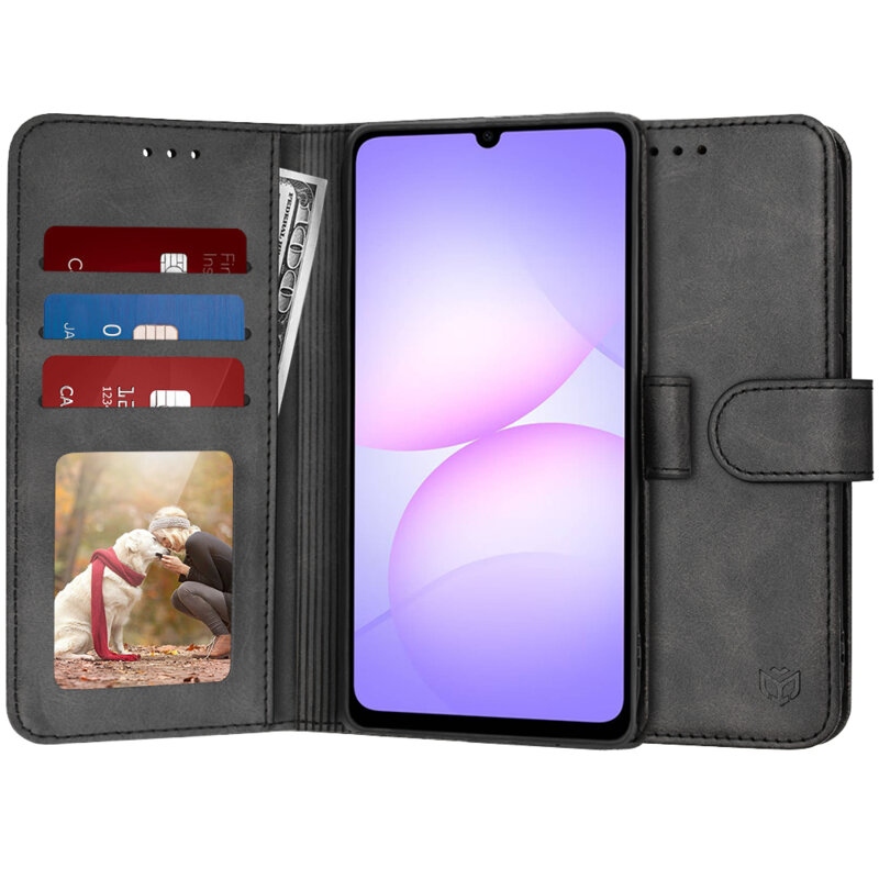 Husa 360 Samsung Galaxy A07 4G Techsuit Diary Book, negru