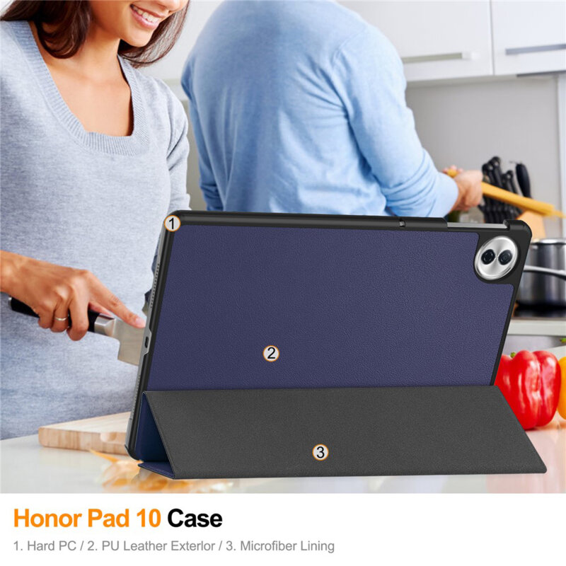 Husa Honor Pad 10 Techsuit FoldPro, albastru