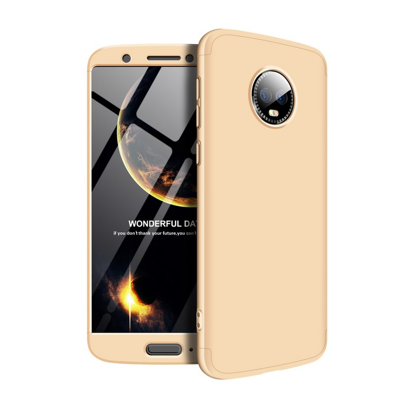 Husa Motorola Moto G6 GKK 360 Full Cover Auriu