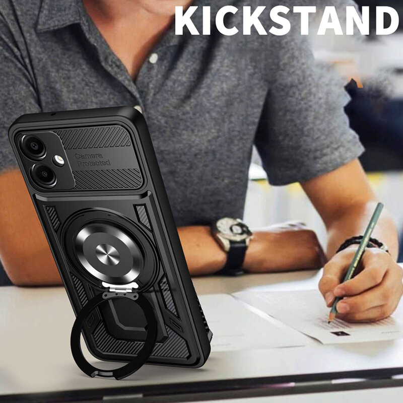 Husa Samsung Galaxy A07 4G Techsuit RuggedCam, gri