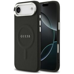 Husa originala Guess iPhone 17 Air Hardcase Classic Logo MagSafe, negru, GUHMP17MPSAREGSK