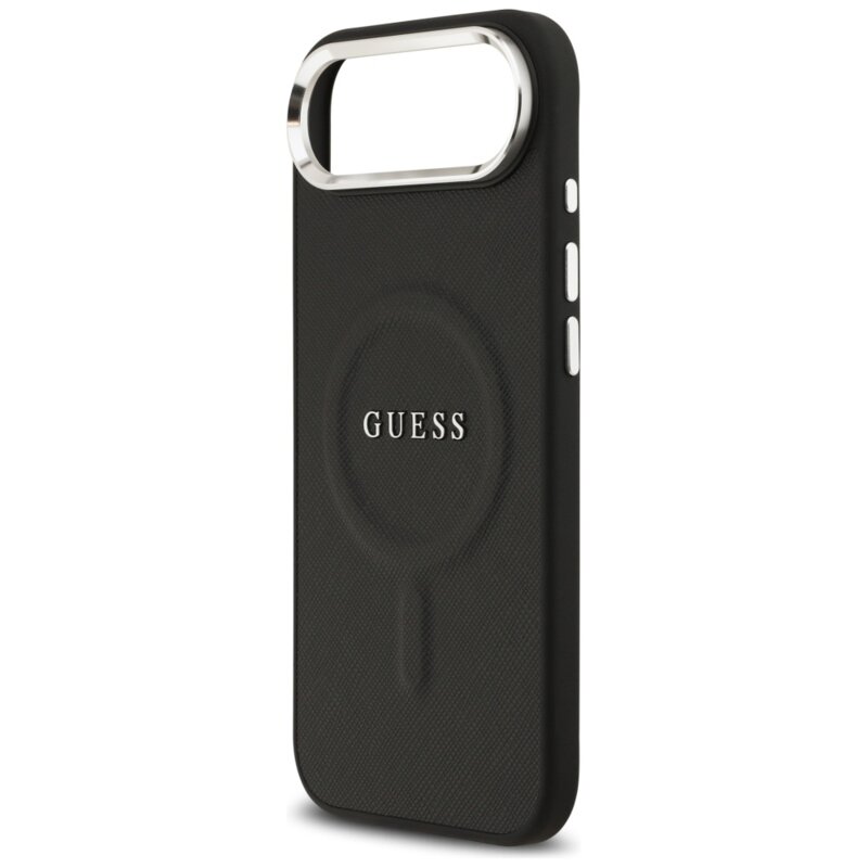 Husa originala Guess iPhone 17 Air Hardcase Classic Logo MagSafe, negru, GUHMP17MPSAREGSK