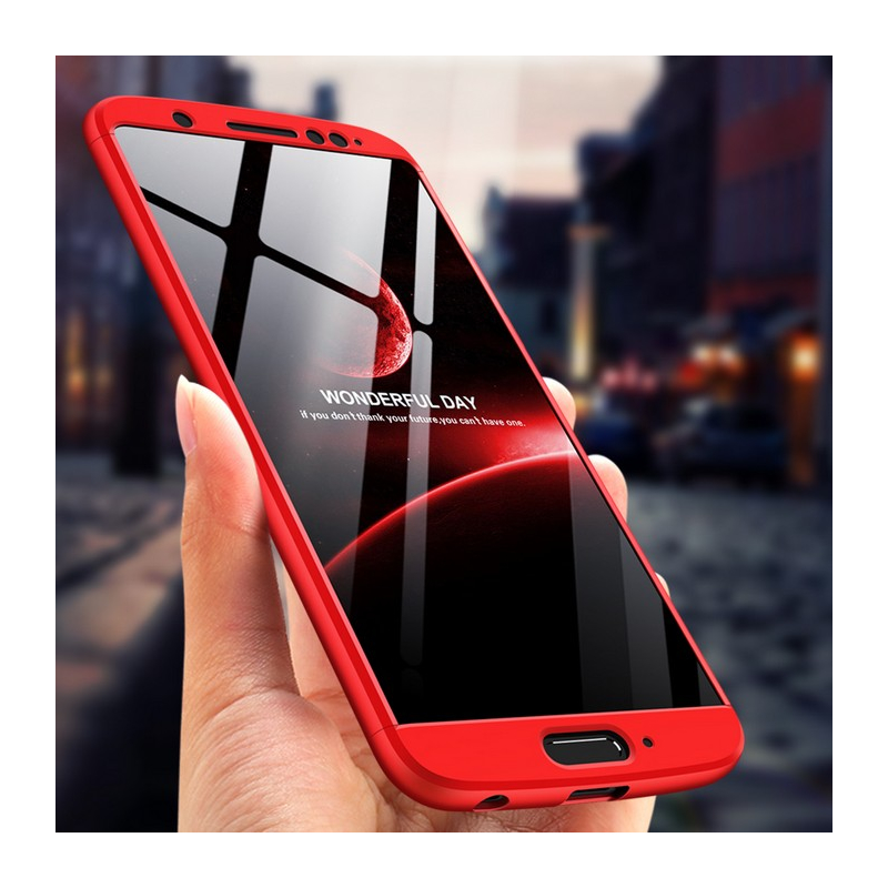 Husa Motorola Moto G6 GKK 360 Full Cover Rosu