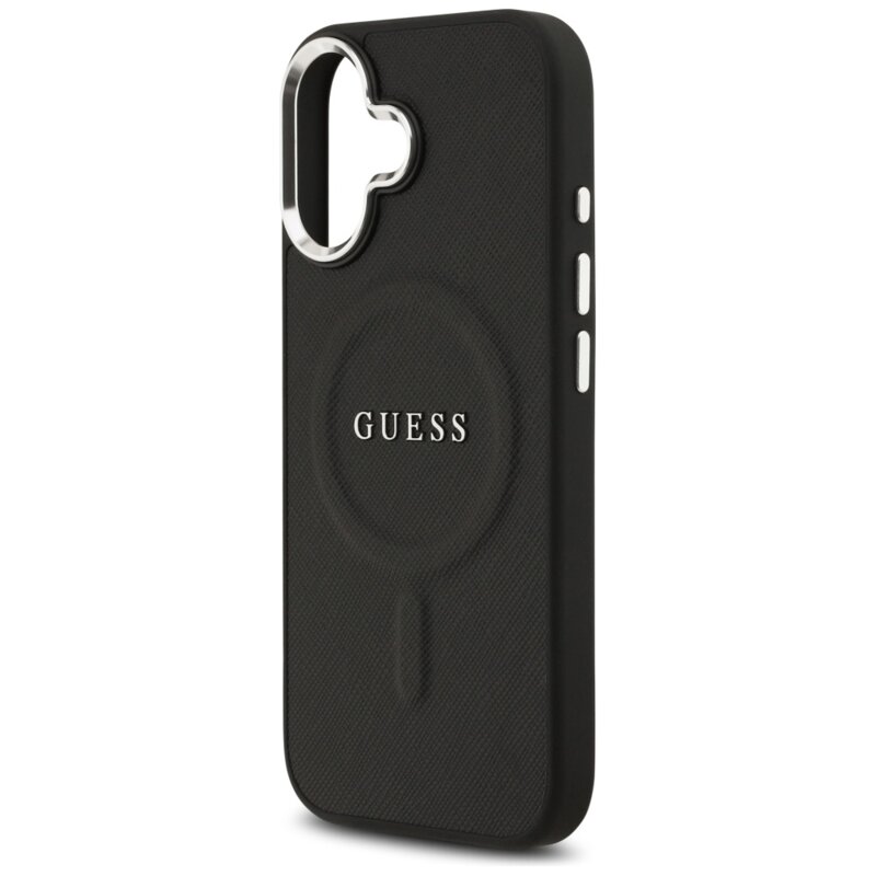 Husa originala Guess iPhone 17 Hardcase Classic Logo MagSafe, negru, GUHMP17SPSAREGSK