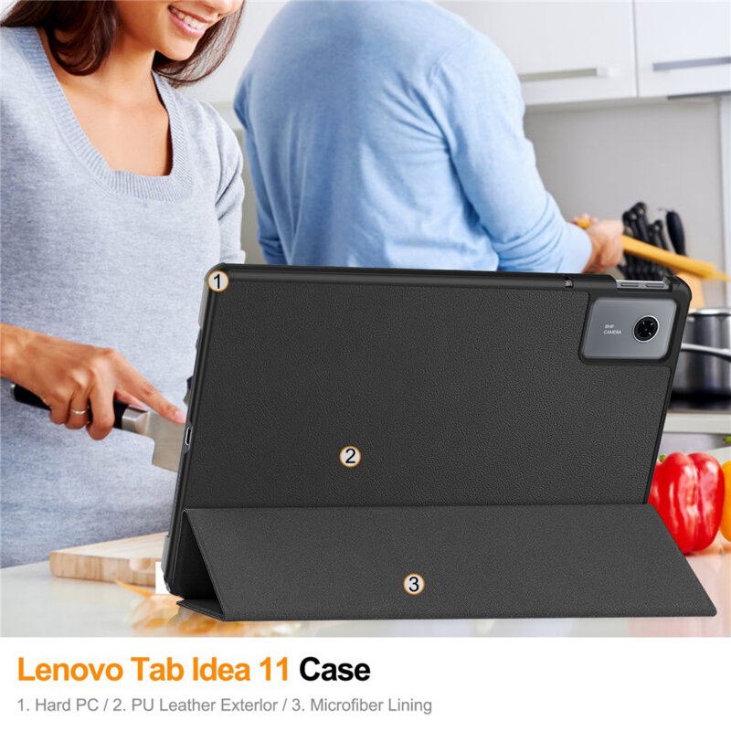 Husa Lenovo Idea Tab 11 Techsuit FoldPro, negru