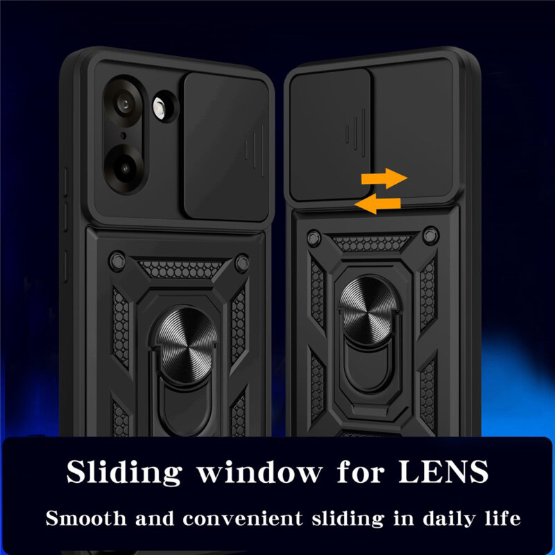 Husa OnePlus Nord CE5 protectie camera Techsuit CamShield Series, negru