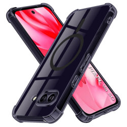 Husa Google Pixel 9a Techsuit Shockproof Clear Silicone MagSafe, fumuriu