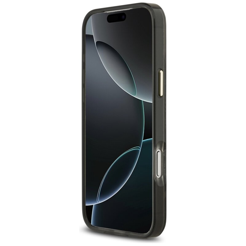 Husa originala Guess iPhone 17 Pro Max Python Pattern MagSafe, negru, GUHMP17XHIMPYGK