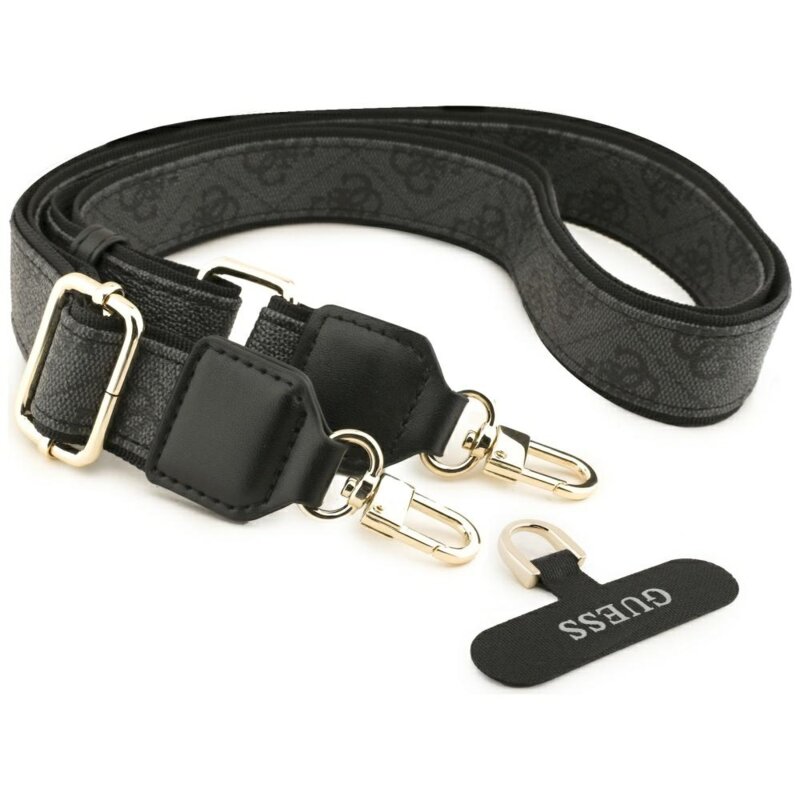 Husa originala Guess iPhone 17 Pro Max Big 4G Classic Logo with Big Strap Metal Buttons, negru, GUHCP17XP4G4BCSK