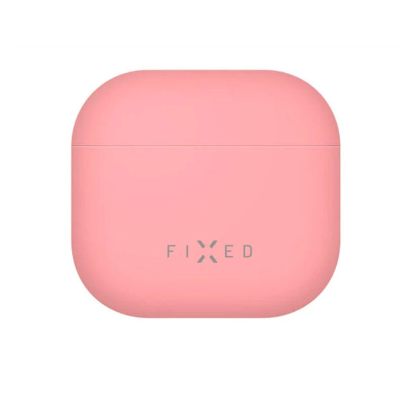 Husa AirPods 4 Fixed Silky, roz, FIXSIL-1473-PI
