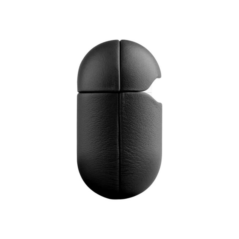 Husa AirPods 4 Fixed PodsLeather, negru, FIXLP-1473-BK