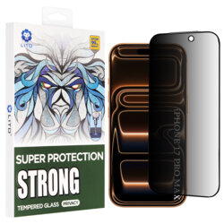 Folie sticla iPhone 17 Pro Max Lito D+ Max Strong Privacy, negru